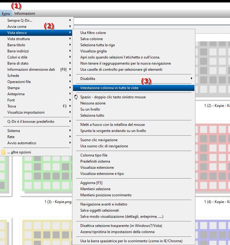 Visualizzare l intestazione della colonna in tutte le visualizzazioni in Esplora file